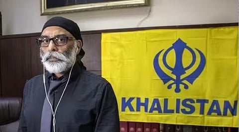 Khalistani terrorist Gurpatwant Singh Pannun in the US.