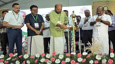 Kerala Law Minister P Rajeeve (Centre)