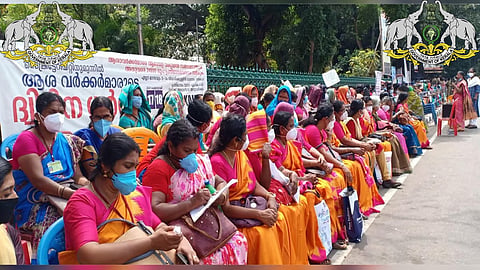 Asha workers of Kerala state