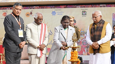 Prez Murmu inaugurates Surajkund mela