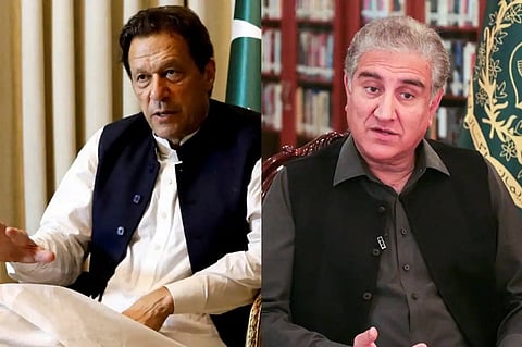 Former PM Imran Khan and ex-FM Qureshi