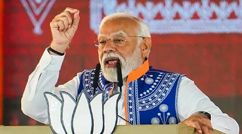 Congress remembers villages, poor people and farmers only during polls: PM Modi