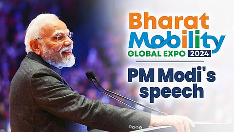 PM Narendra Modi addresses Bharat Mobility Global Expo 2024