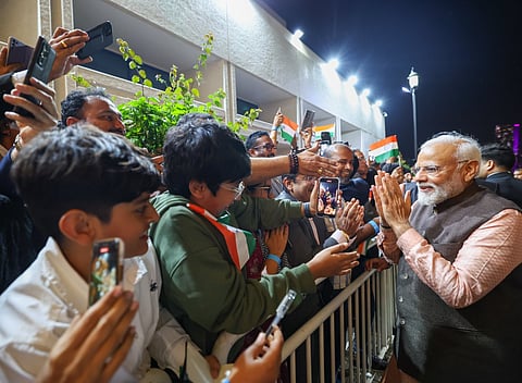 PM Modi expresses gratitude to Indian diaspora in Qatar for warm reception