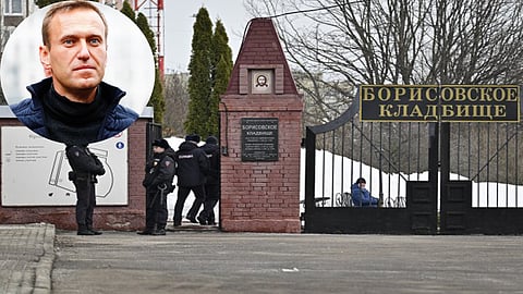 Navalny's family is laying the opposition leader to rest after his death in prison