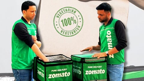Zomato rolls back green uniform for veg deliveries after criticism