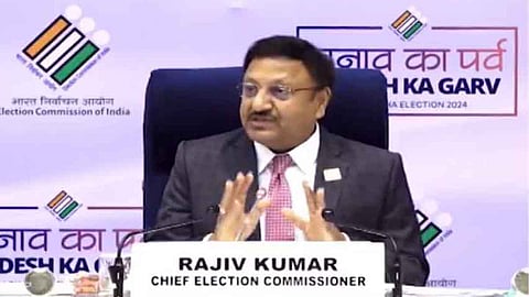 Chief Election Commissioner Rajiv Kumar