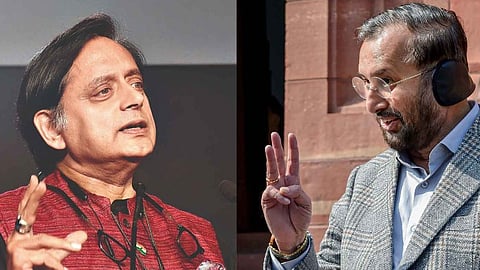 Shashi Tharoor, Prakash Javadekar