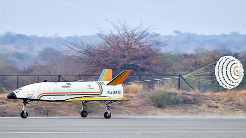 RLV LEX-02 landing experiment (reusable rocket)