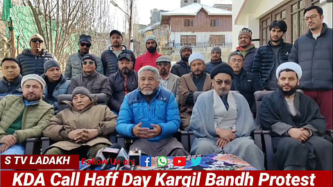 Strike by Kargil Democratic Alliance