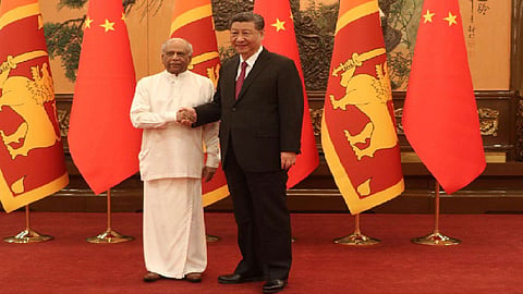 Sri Lankan PM Gunawardena meets Chinese President Xi Jinping
