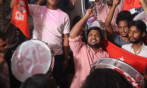 JNUSU elects first Dalit president from Left in three decades