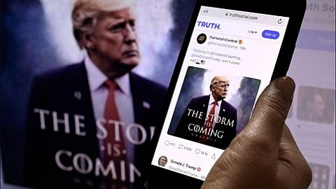 Trump's social media company starts trading on Nasdaq with a market value of almost USD 6.8 billion