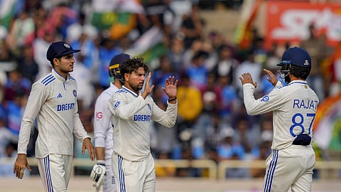 Kuldeep Yadav's fifer puts England in trouble at tea