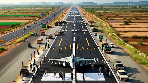 Emergency landing strip of IAF