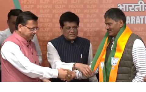 Congress MLA Rajendra Singh Bhandari joins BJP