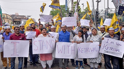 Demonstration of AAP workders