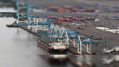 Kankesanthurai Port in the Northern Province of Sri Lanka