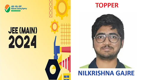 Nilkrishna Gajare, topper JEE Maiins 2024