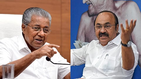Kerala CM P Vijayan and Leader of Opposition V D Satheesan