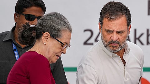Sonia and Rahul Gandhi