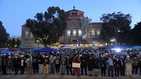 Pro-Palestinian protests at Columbia University