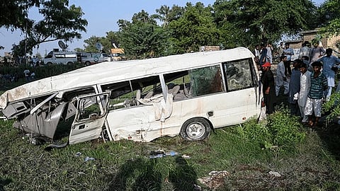 Road accident in Pakistan's Punjab province