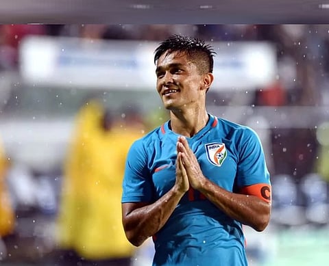 Indian football icon Sunil Chhetri