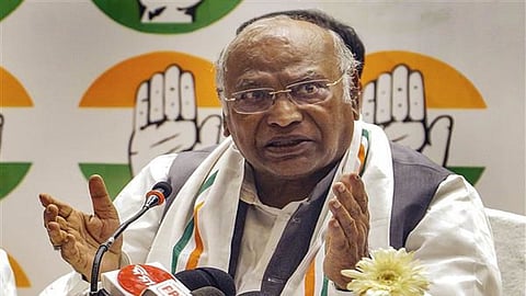 Congress president Mallikarjun Kharge