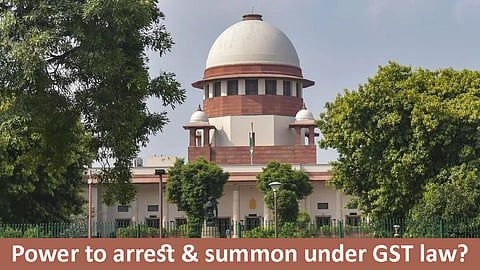 Supreme Court on the power of GST act