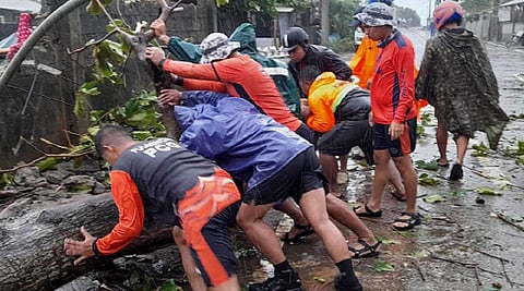 Typhoon leaves at least 7 dead and thousands displaced in the Philippines