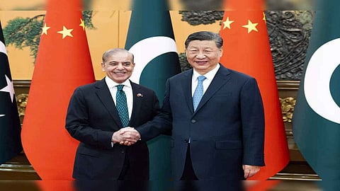 Pakistan PM Shehbaz Sharif and Chinese President Xi Jinping