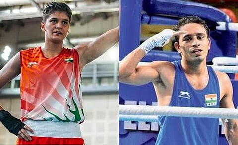 Double delight: Boxers Amit Panghal, Jaismine punch their way to Paris Olympics