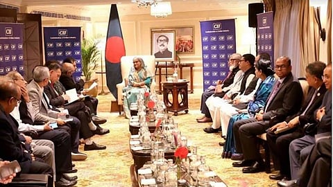 Business meet with Bangladesh PM Sheikh Hasina