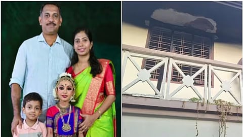 A family of four charred to death, residing at Angadikkadavu, Angamaly, Kerala