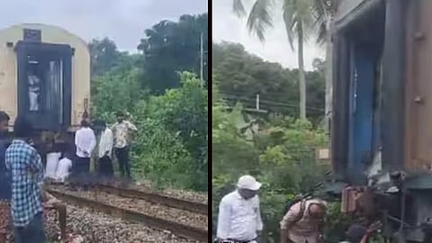 Engine, few coaches of Ernakulam-Tata Nagar Express detach from main train in Thrissur