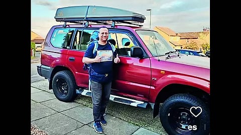 Viraj Mungale, has completed an extraordinary journey, driving his SUV from London to Thane to meet his mother.