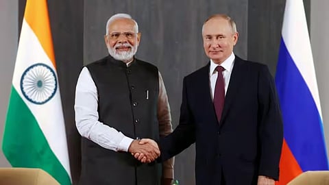 PM Narendra Modi and Russian President Vladimir Putin