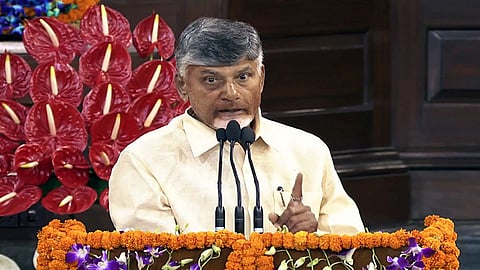 Andhra Pradesh Chief Minister N Chandrababu Naidu