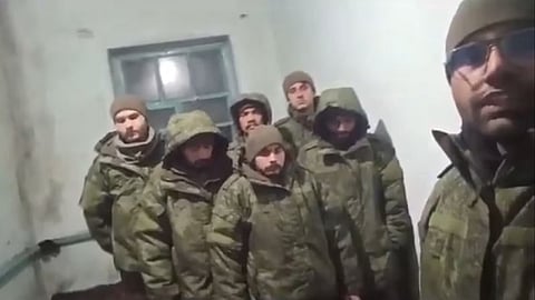 Indian soldier in Russia