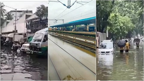 Rains abated in Mumbai on Tuesday