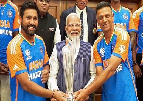 India's T20 world champs arrive in Delhi to fan frenzy; meet PM over breakfast