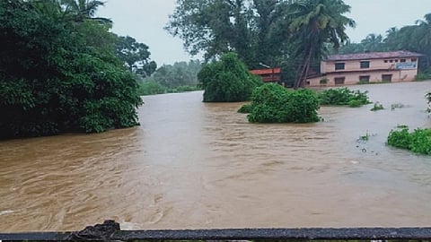 Rains continue to lash Udupi, low-lying areas inundated