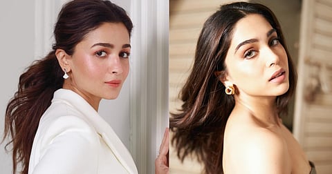 Alia Bhatt (L), Sharvari (R)