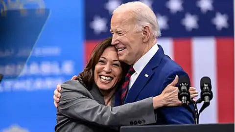 US President Joe Biden and Vice President Kamala Harris