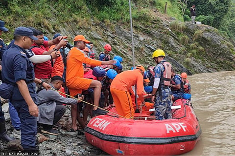 Indian, Nepali teams jointly search for missing passengers & two buses