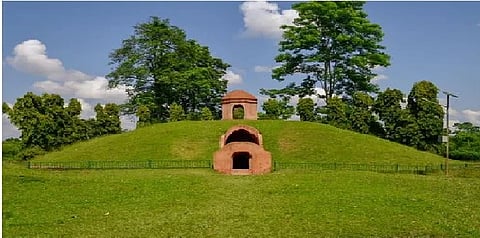 The mound-burial system of the Ahom dynasty in Assam -- 'Moidams', included in the UNESCO World Heritage List