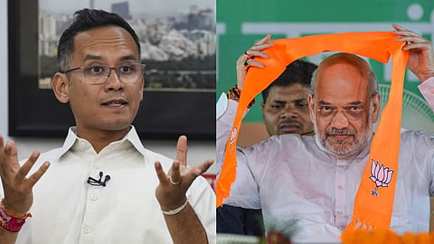Congress leader Gaurav Gogoi and Union Home Minister Amit Shah