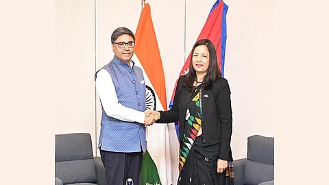 Foreign Secretary Vikram Misri met his counterpart Ms. Sewa Lamsal