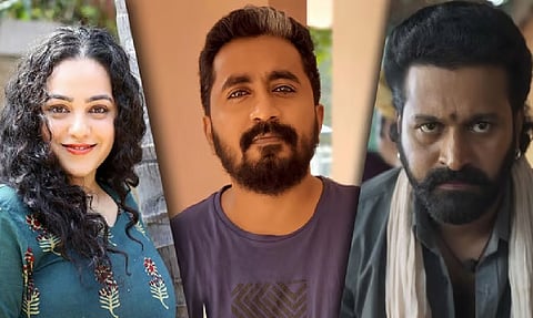 Nithya Menon, Anand Ekarshi
Film writer and Rishabh Shetty